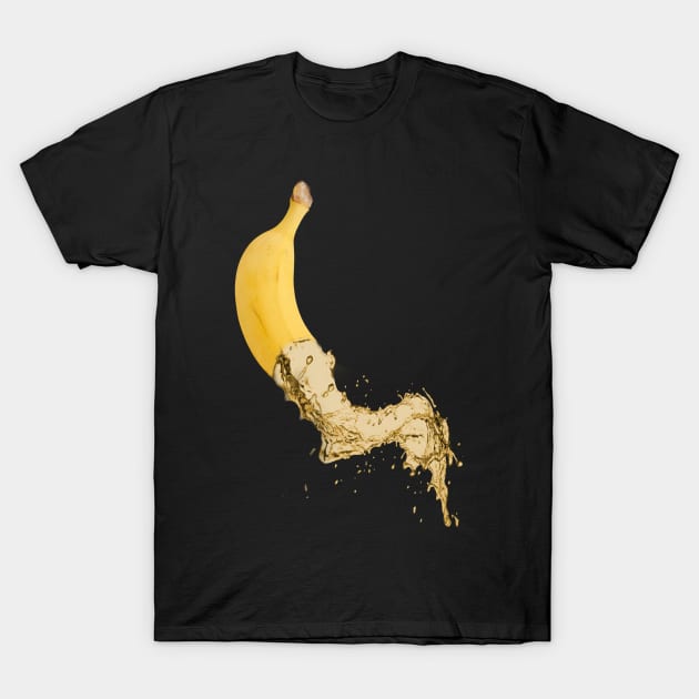 Banana Splash T-Shirt by Skymann